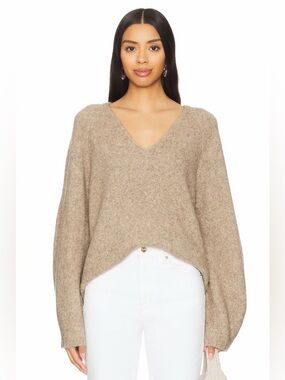 Eaves Jay Sweater in Heather Brown